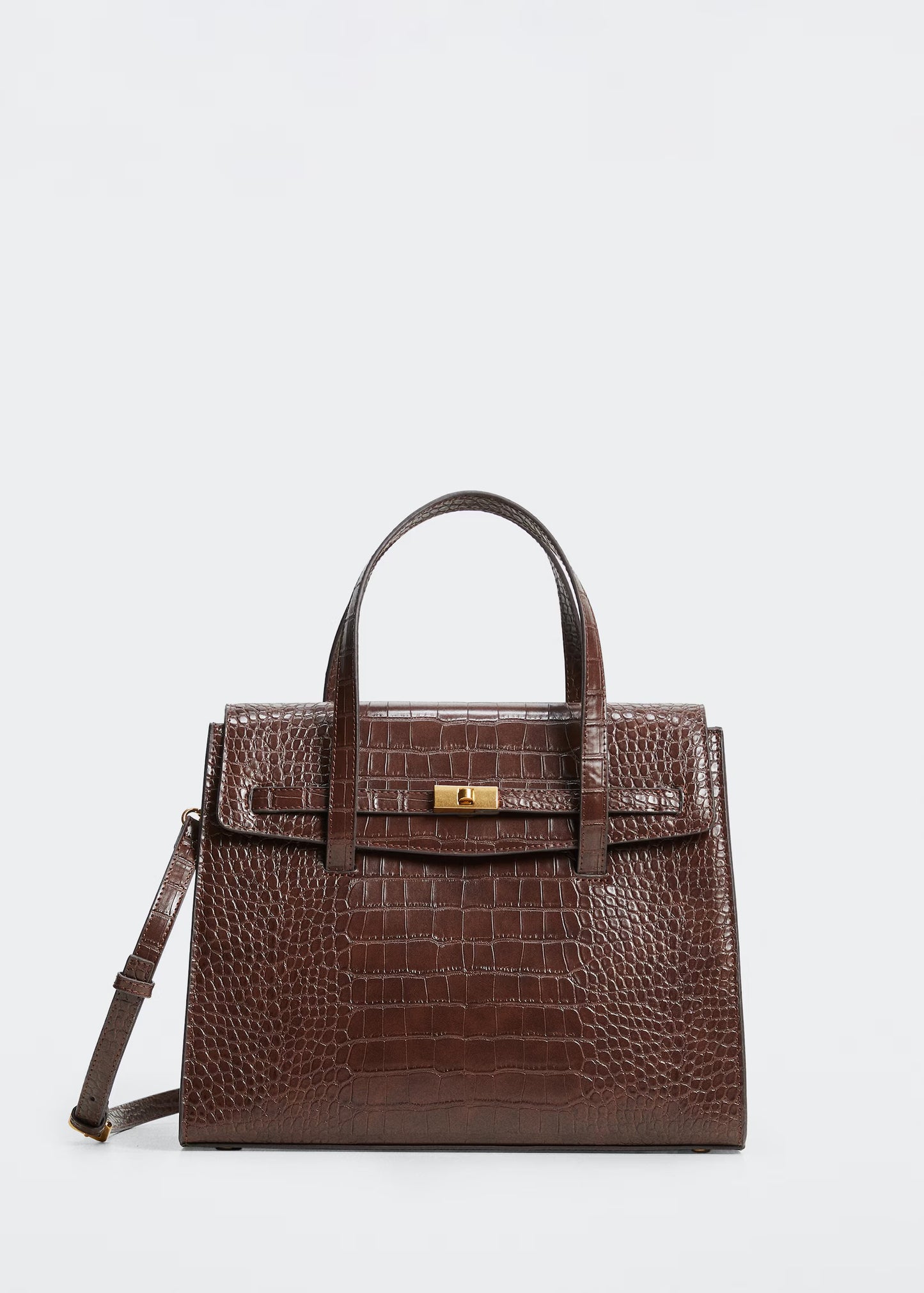 Croc-effect Bag
