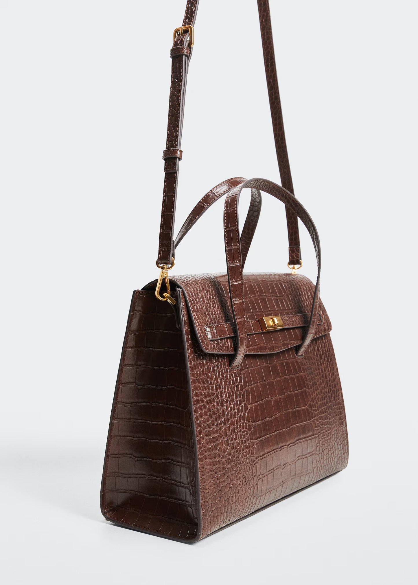 Croc-effect Bag