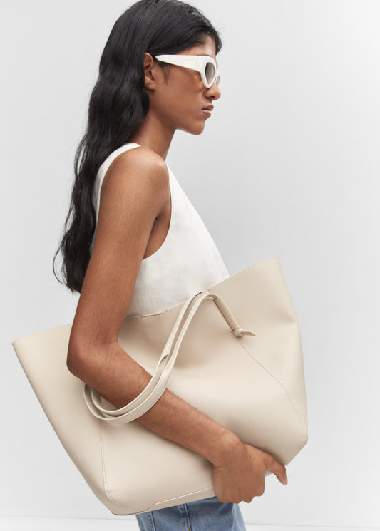Knot Handle shopper Bag