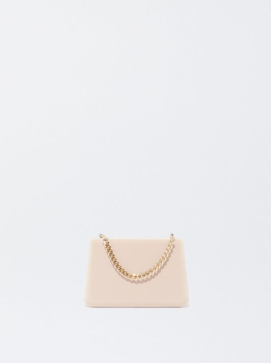 PARTY CLUTCH WITH CHAIN HANDLE